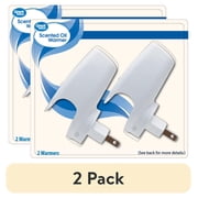 (2 pack) Great Value Scented Oil Plug-in Warmers, 2 Count (Fragrance Not Included)