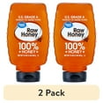 thumbnail image 1 of (2 pack) Great Value, Raw Honey, 32 oz Plastic Inverted Bottle, No Allergens, 1 of 8