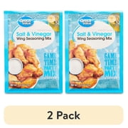 (2 pack) Great Value Salt & Vinegar Wing Seasoning Mix, 1.25 oz