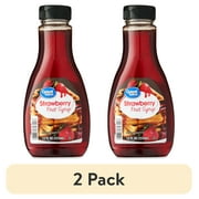 (2 pack) Great Value Strawberry Fruit Syrup, 12 fl oz