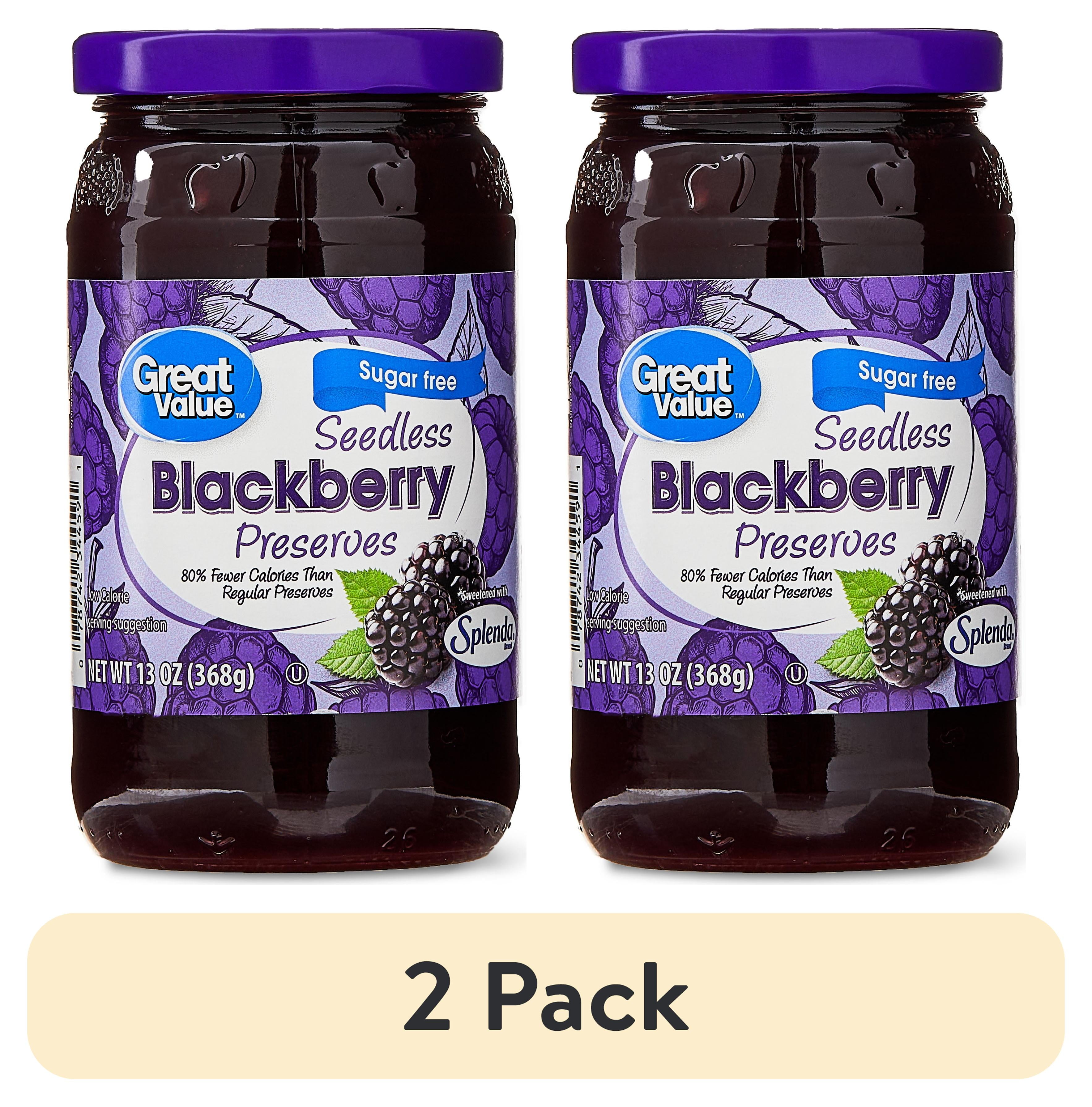 送料無料◆2024新品  Value Great Sugar-Free oz 13 Preserves, Blackberry Seedless ギター