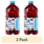 (2 pack) Great Value Zero-Sugar Cranberry Black Cherry Cocktail, 64 oz