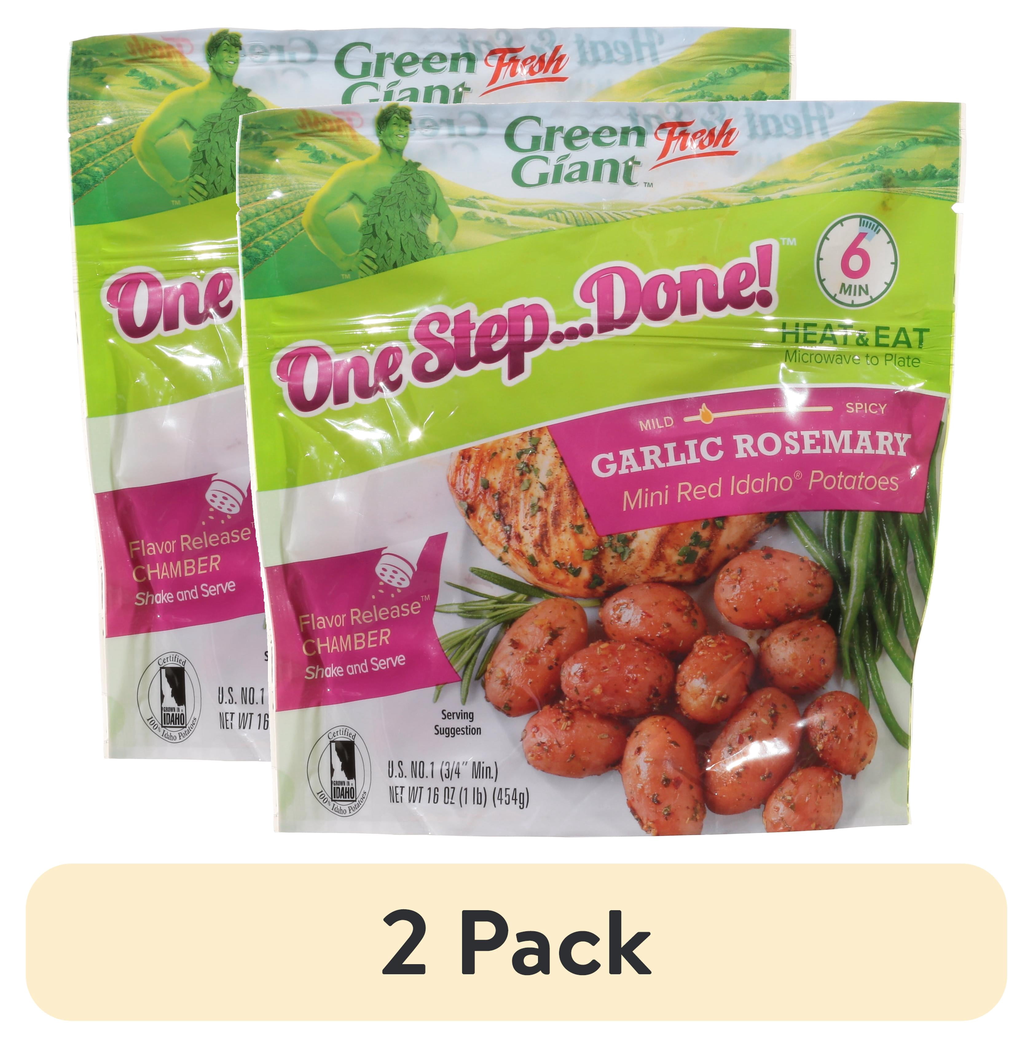 (2 pack) Green Giant Garlic Rosemary Mini Potato, 16oz