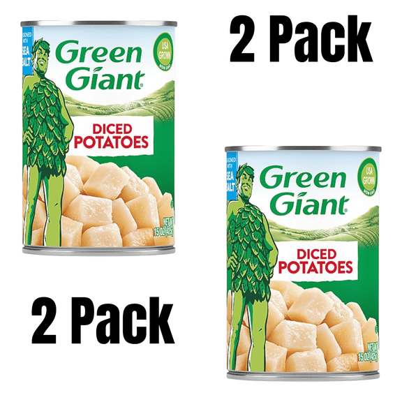 (2 pack) Green Giant Potatoes, Diced 15 Oz, Pack of 1