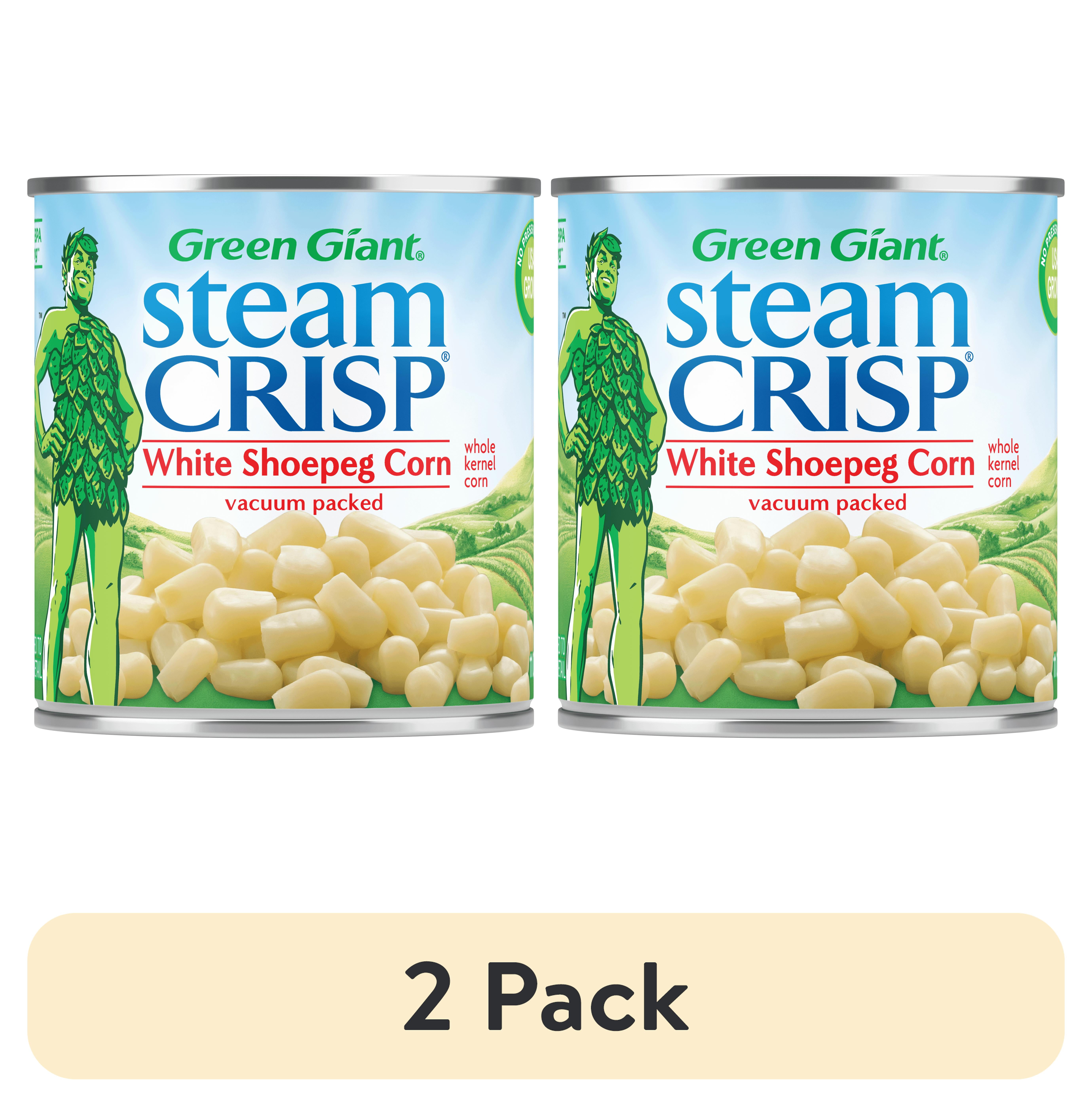 2 pack) Green Giant Steam Crisp Whole Kernel Vacuum Packed White
