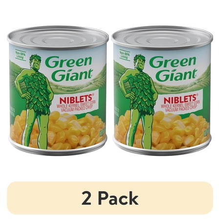 (2 pack) Green Giant Whole Kernel Sweet Corn, 7 oz Vegetable Can