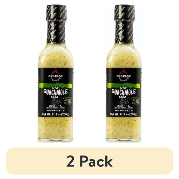 (2 pack) Grileros Guacamole Salsa, 9.17 oz