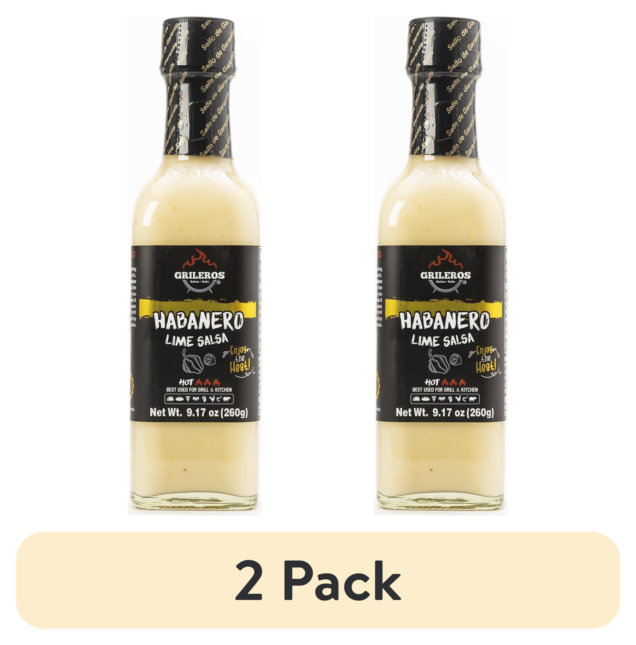 (2 pack) Grileros Habanero Limon Salsa 9.17 oz