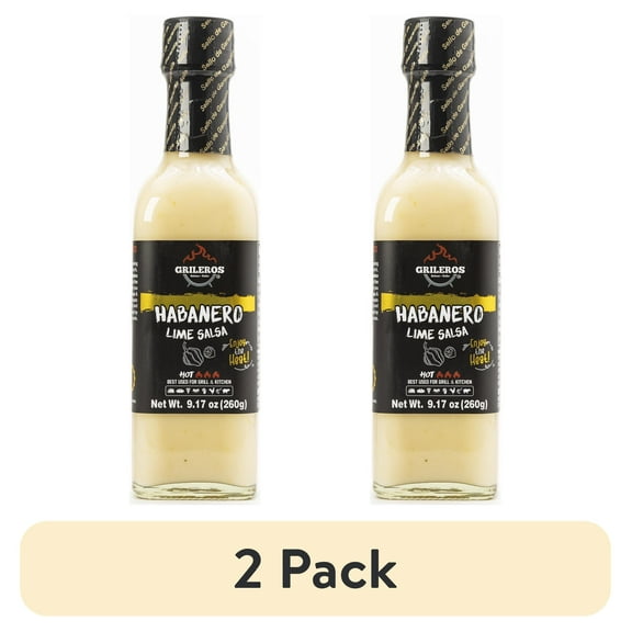 (2 pack) Grileros Habanero Limon Salsa 9.17 oz