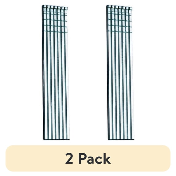(2 pack) Grip-Rite 0.625 in. 18 Gauge Straight Strip Brad Nails Smooth Shank - Case of 1000