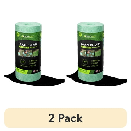 (2 pack) GrowTrax 50-ft. x 1-ft. Sun & Shade, Tall Fescue Mixture Grass Seed