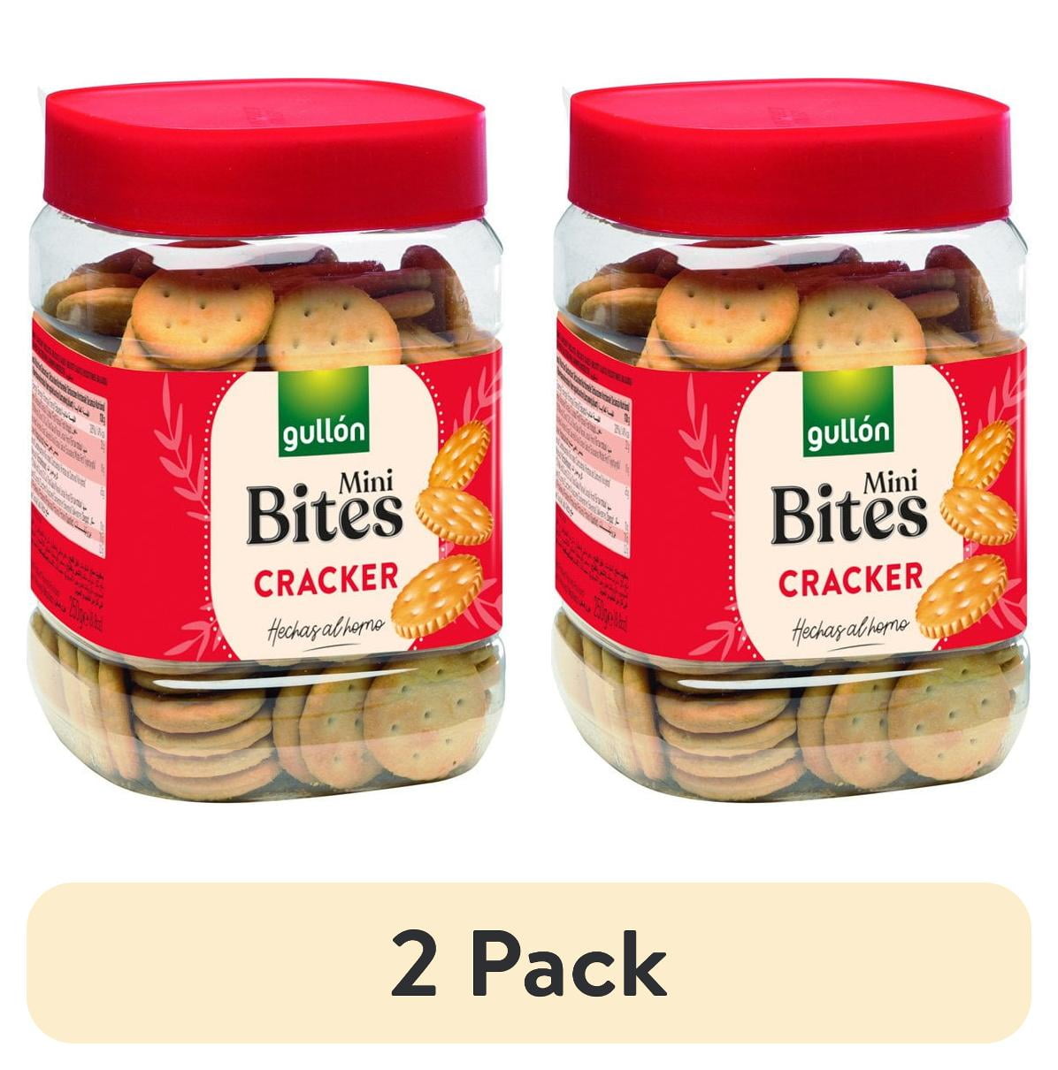 (2 pack) Gullon Mini Bites Cracker, 8.8 oz (250g)