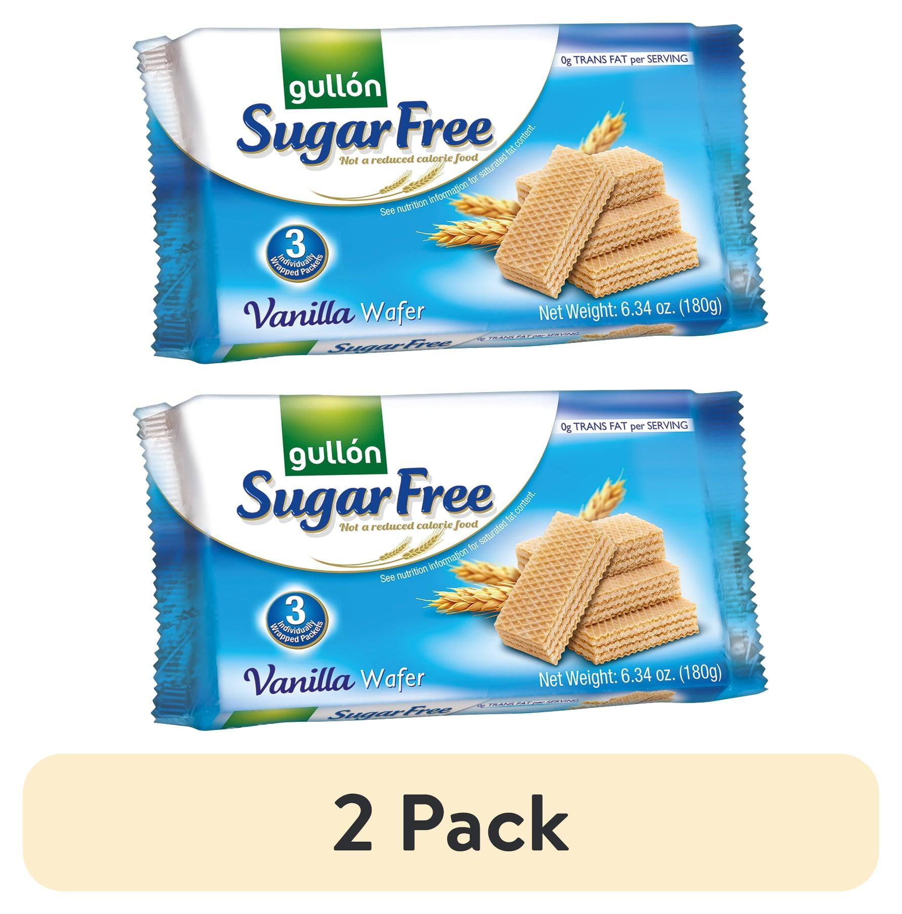 (2 pack) Gullon Sugar-Free Vanilla Wafers, 6.34oz (180)