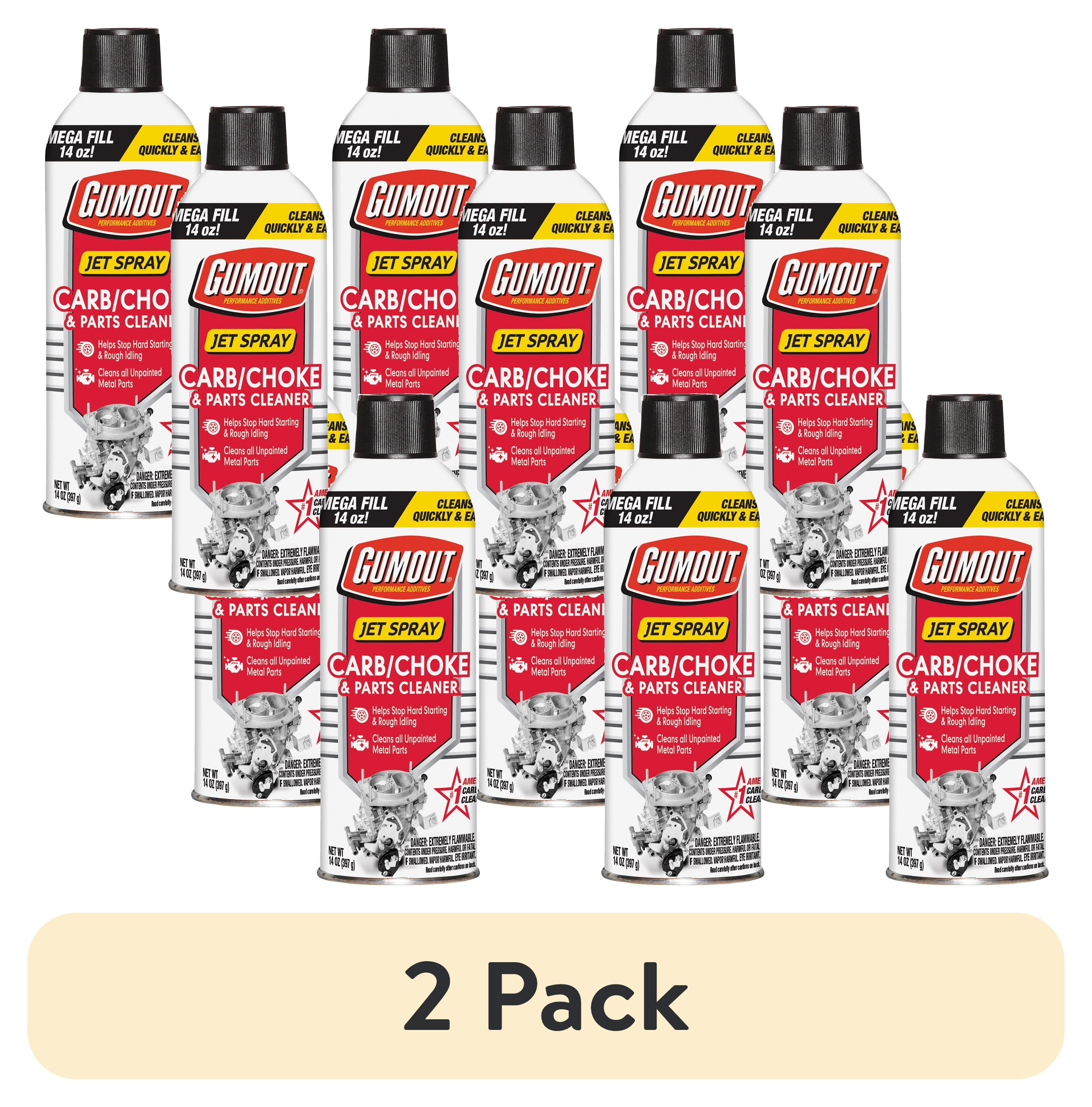 (2 pack) Gumout Carb and Choke Cleaner 14 oz, 6 Pack - 800002231W
