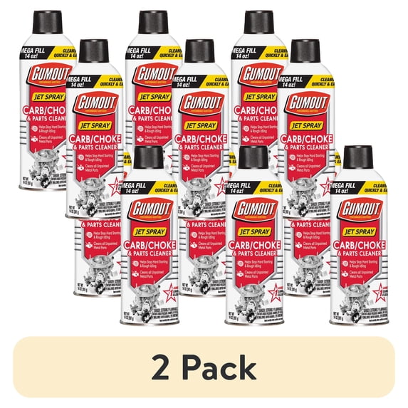 (2 pack) Gumout Carb and Choke Cleaner 14 oz, 6 Pack - 800002231W ...