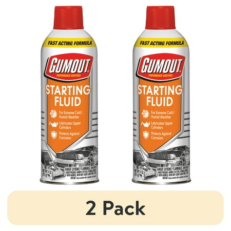 (2 pack) Gumout Starting Fluid 11oz 5072866