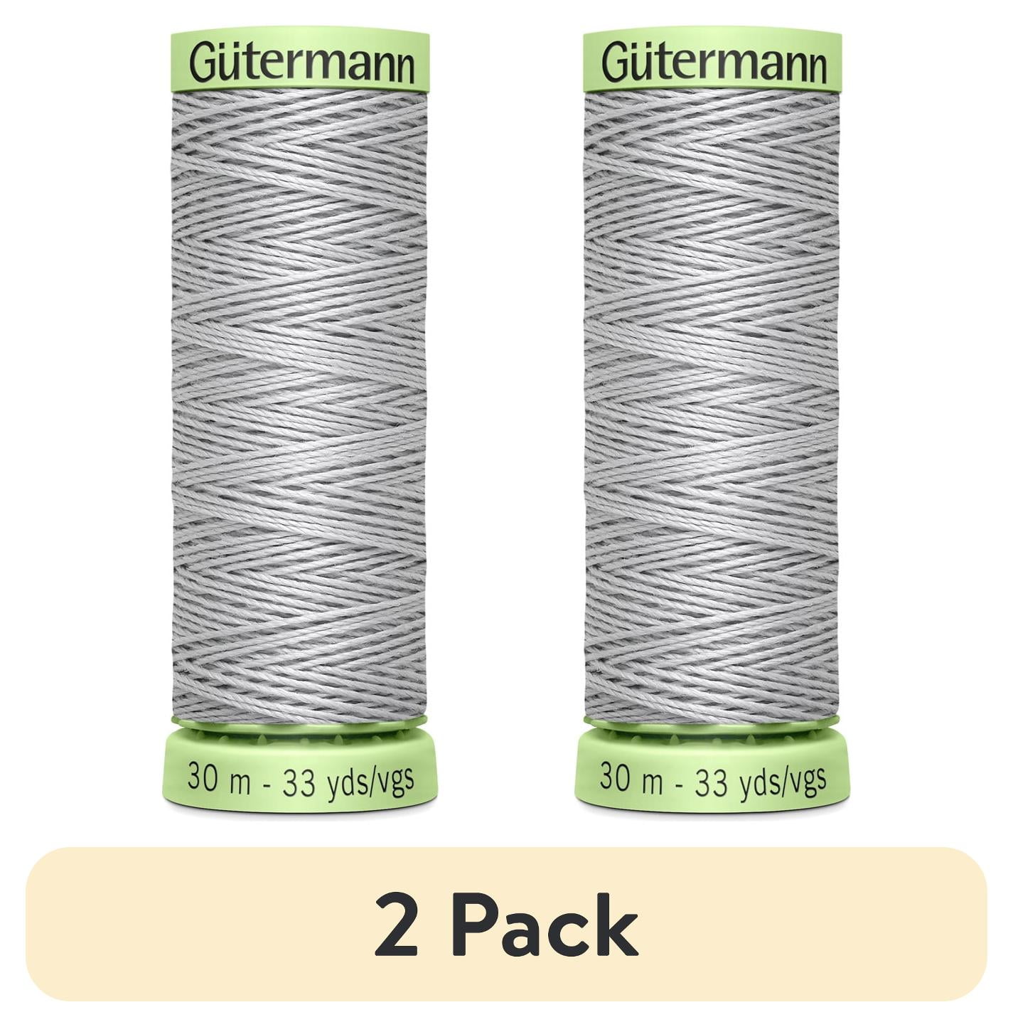 Gutermann Top Stitch Heavy-Duty Misty Grey Thread, 33 yd
