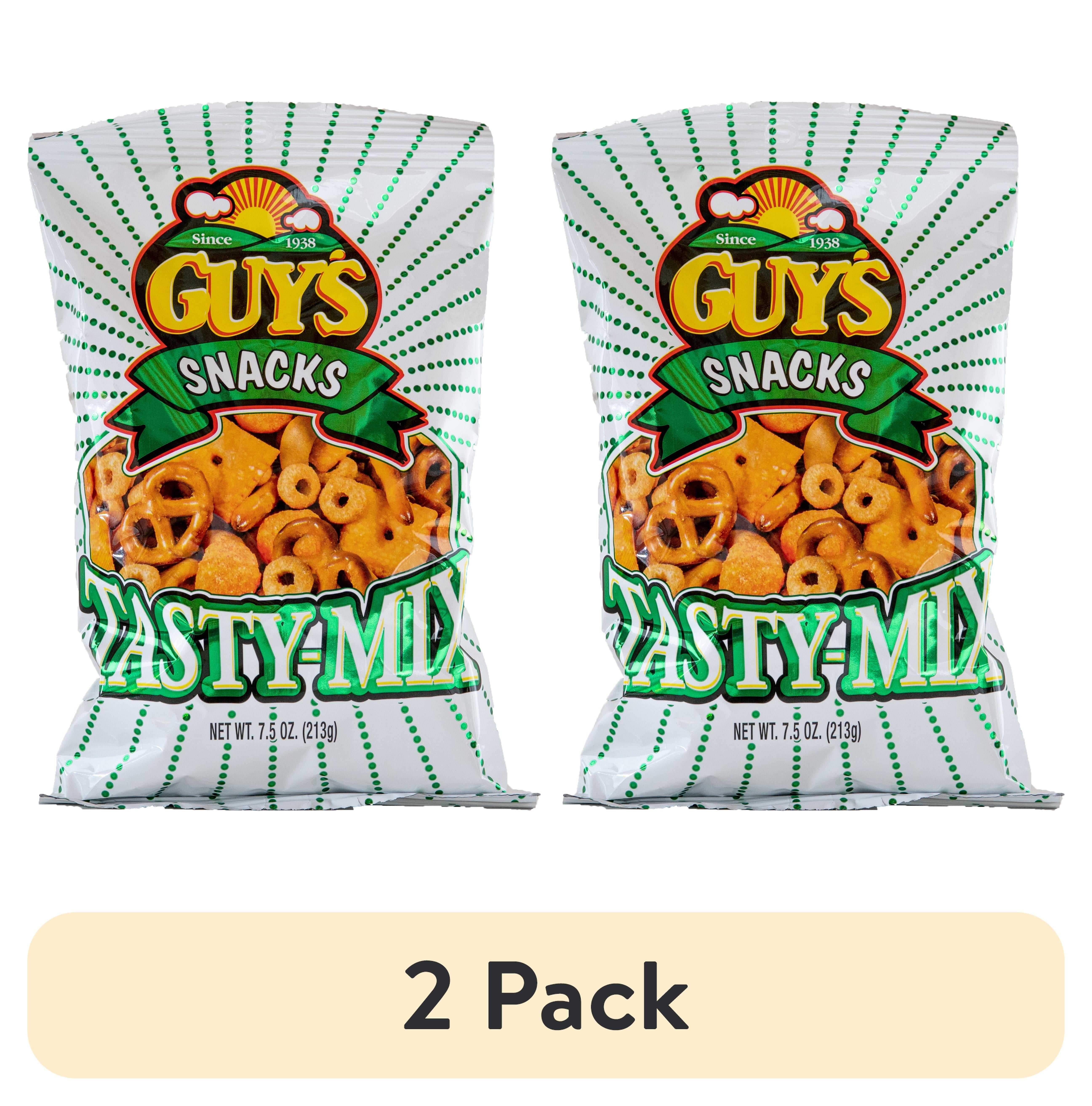 (2 pack) Guy's Snacks Tasty Mix Assorted Snack Mix, 7.5 oz