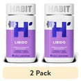 thumbnail image 1 of (2 pack) HABIT Libido Supplement, Supports Energy & Performance, Vitamin B6 & E, Ashwagandha, Maca, 60 Capsules, 1 of 12