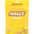 thumbnail interactive-video image 1 of (2 pack) HALLS Relief Honey Lemon Cough Drops, Economy Pack, 80 Drops, 1 of 22
