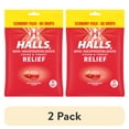 thumbnail image 1 of (2 pack) HALLS Relief Strawberry Cough Drops, Economy Pack, 80 Drops, 1 of 14