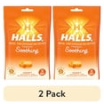 thumbnail interactive-video image 1 of (2 pack) HALLS Throat Soothing Honey Cough Drops, 30 Drops, 1 of 14