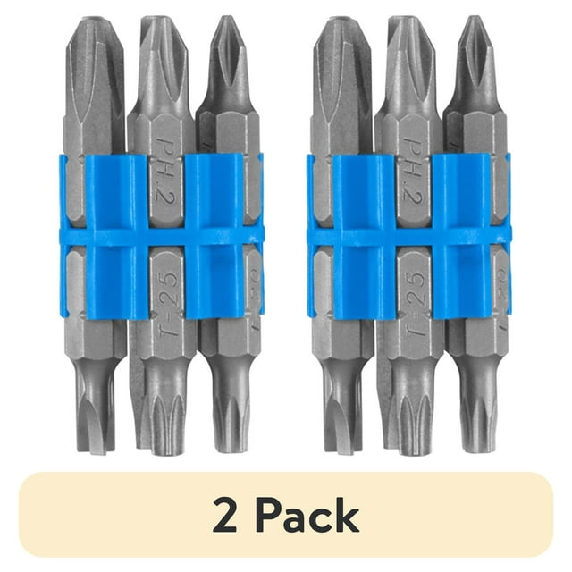 (2 pack) HART 13-Piece Ratcheting Screwdriver, In-Handle Storage