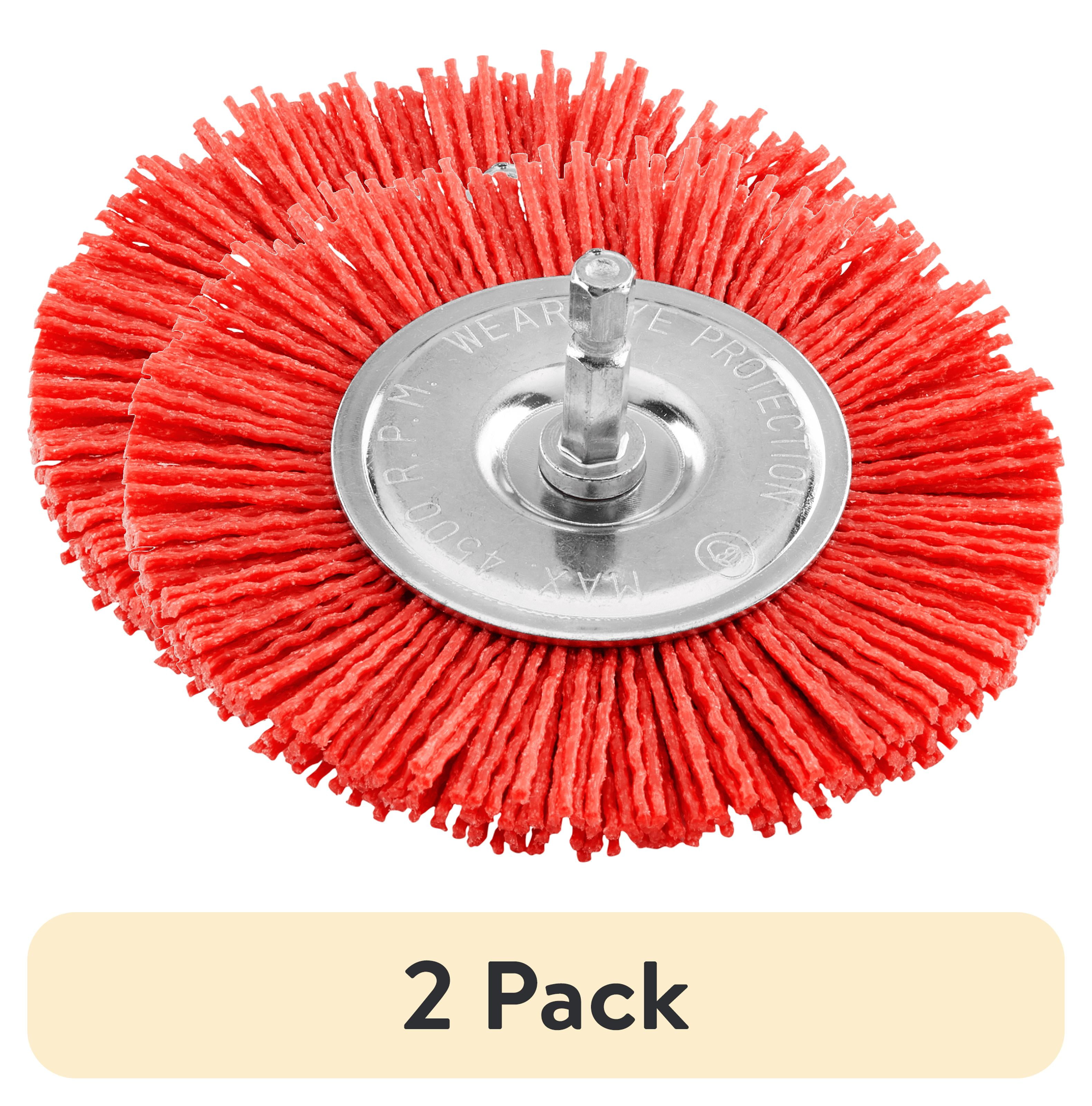(2 pack) HART 4-inch Nylon Abrasive Wheel (Cleaning and Polishing)