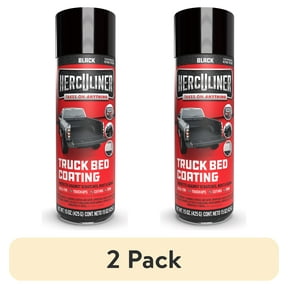 (2 pack) Herculiner Truck Bed Liner, Black, 15 oz