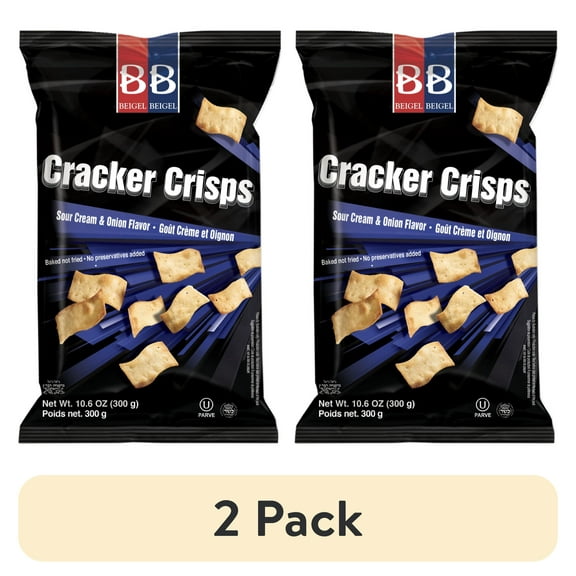 (2 pack) Bronner Bros Cracker Crisps, 10.6 oz