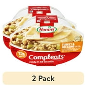(2 pack) HORMEL COMPLEATS Turkey & Dressing, Shelf Stable, 10 oz Plastic Tray