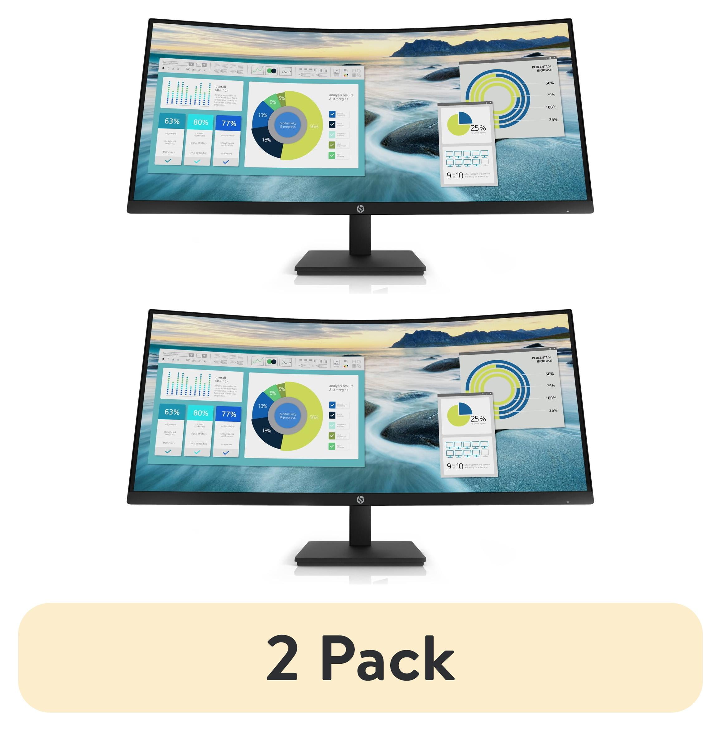 (2 pack) HP P34hc G4 WQHD USB-C Curved Monitor 34
