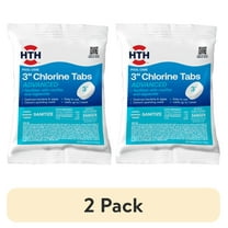 (2 pack) HTH 3-inch Chlorine Tablet Advanced — Tablet, 6 oz — Pool Sanitizer for Swimming Pools