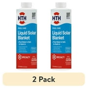 2 pack HTH Liquid Solar Blanket   Liquid, 28 fl oz   Pool Chemical Water Evaporation Reducer to Save Water and Heat