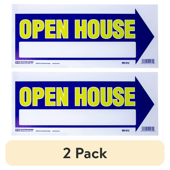 (2 pack) HY-KO Plastic Open House Arrow