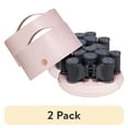 thumbnail interactive-video image 1 of (2 pack) Hairitage Ceramic Thermal Hot Rollers for all hair types & textures, 10 Piece Set,, 1 of 13