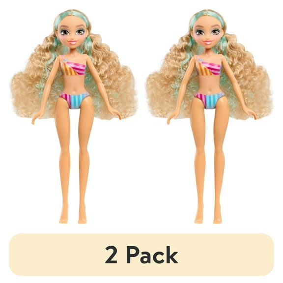 Hairmazing Swimsuit Doll - Striped Girl, Kids Toys for Ages 3 up