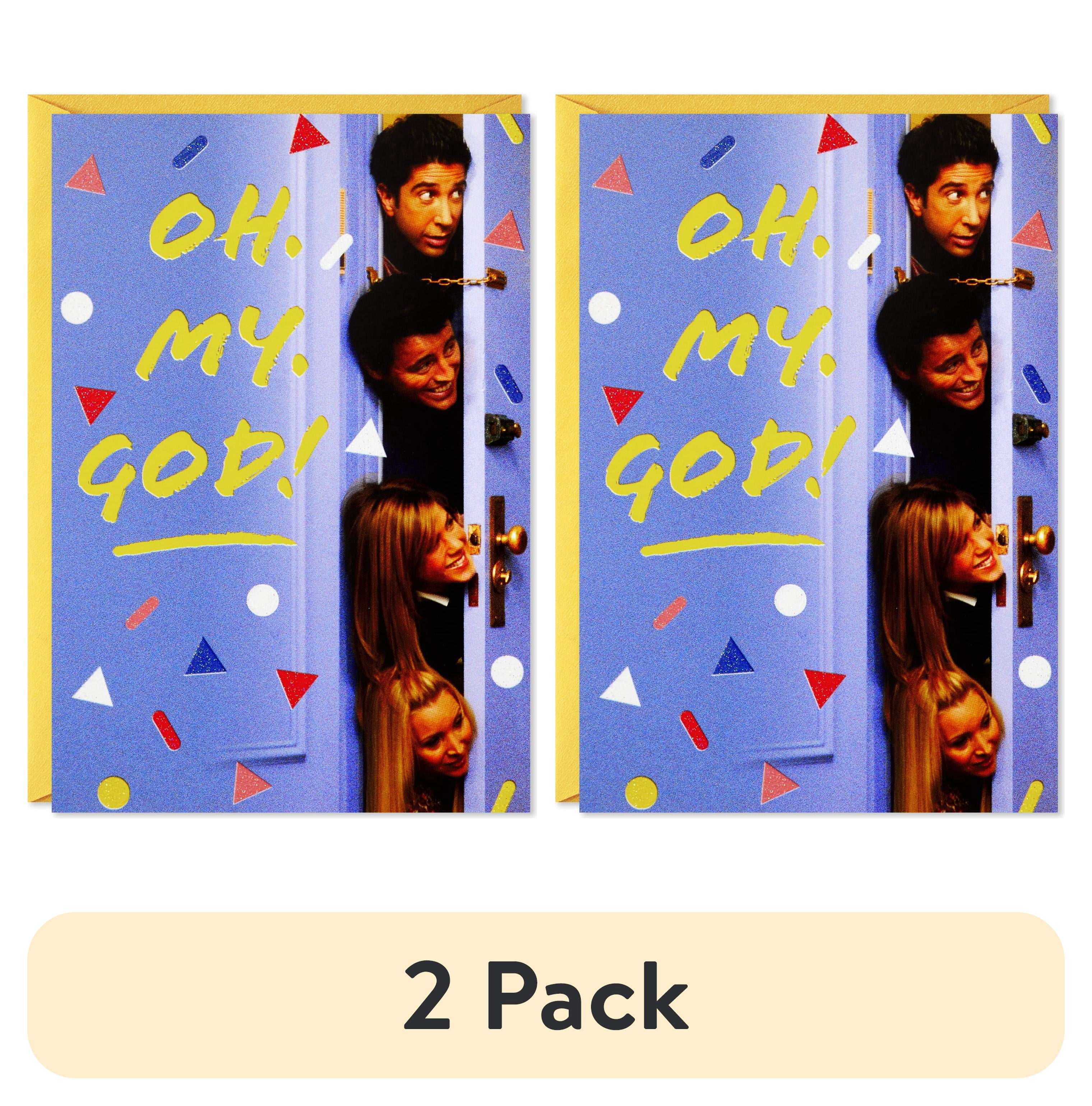 (2 pack) Hallmark Shoebox Pack of 2 Funny Birthday Cards (Friends)