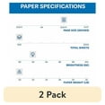 thumbnail image 1 of (2 pack) Hammermill Copy Plus Print Paper, 92 Bright, 8.5" x 14", White, 500 Sheets Per Ream, 10 Reams Per Carton - HAM105015CT, 1 of 8