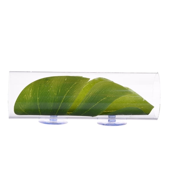 2 pack Hammock Tunnel, Betta Fish Tank Accessories & Aquarium Tunnel Decor, Fish Tank Hideout with Soft Faux Leaf Hammock, Bed Resting Spot for Bettas
