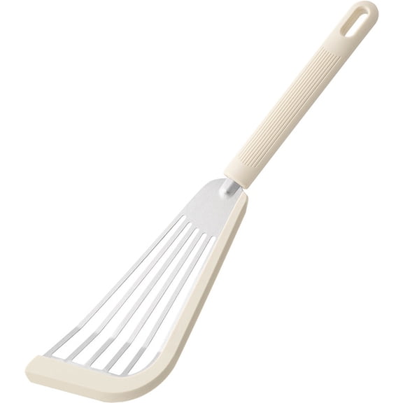 2 pack Handed Spatula Egg Flipper Fish Spatula Cookware - Slotted Egg Utensils 12.4, for Fish, Egg, Pancake