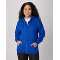 thumbnail image 1 of (2 pack) Hanes Men's & Big Men's Fleece Full Zip Up Hoodie Sweatshirt, Sizes S-3XL, 1 of 5