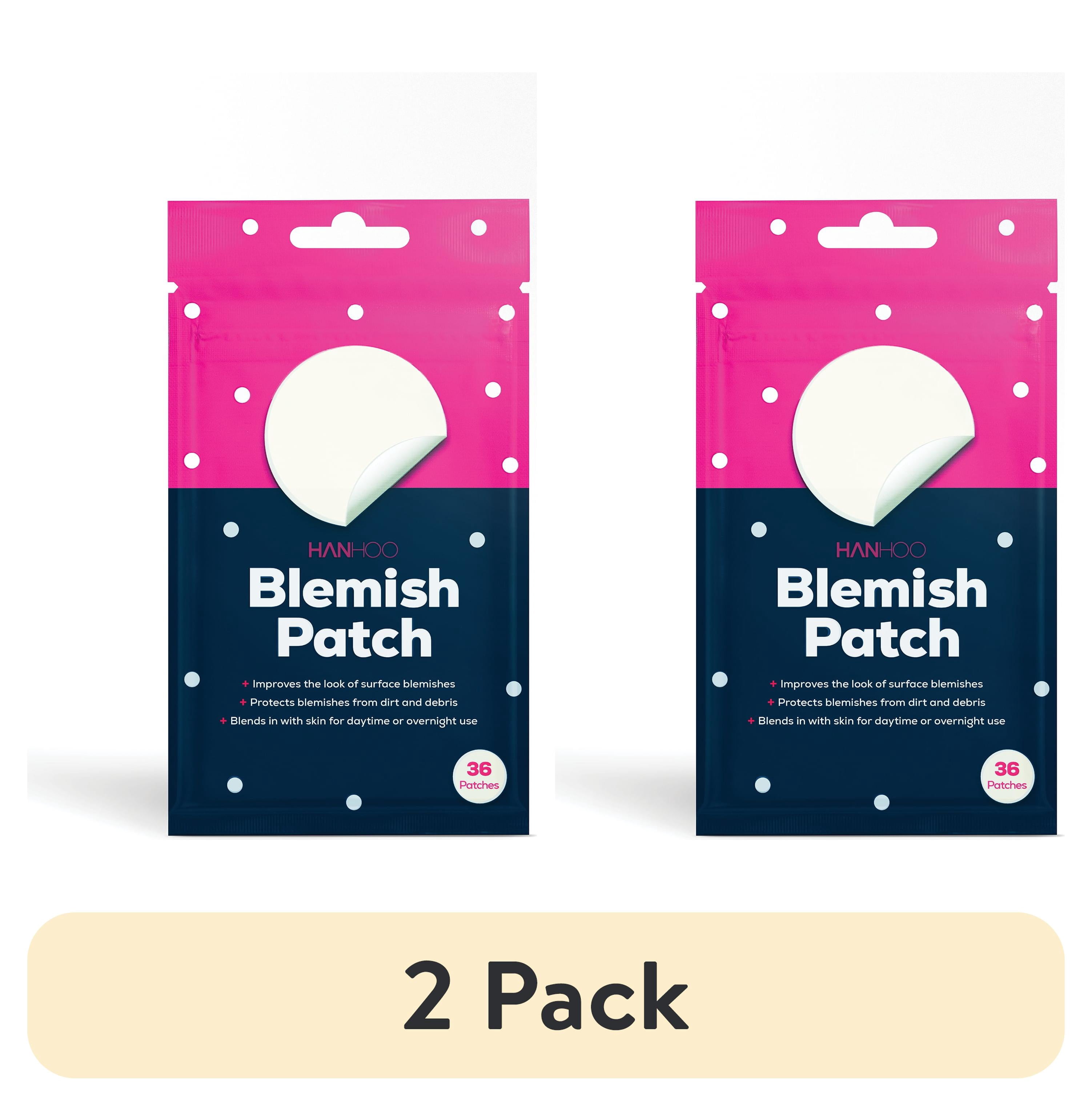 (2 pack) Hanhoo Blemish Patch Hydrocolloid Acne Treatment, Latex-Free, 36 Count
