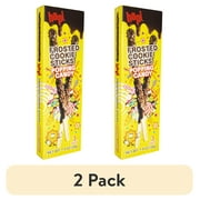 (2 pack) Hapi Brand Chocolate Covered Popping Candy Cookie Stick, 1.9 oz