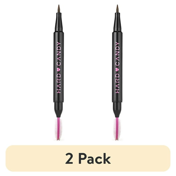 (2 pack) Hard Candy, Brow Pen, Ultra Precise + Waterproof, Dark