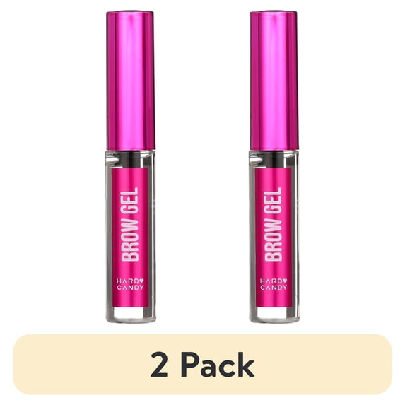 (2 pack) Hard Candy, Ghosted Brow Gel, Waterproof, Clear