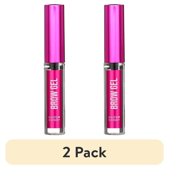 (2 pack) Hard Candy, Ghosted Brow Gel, Waterproof, Clear