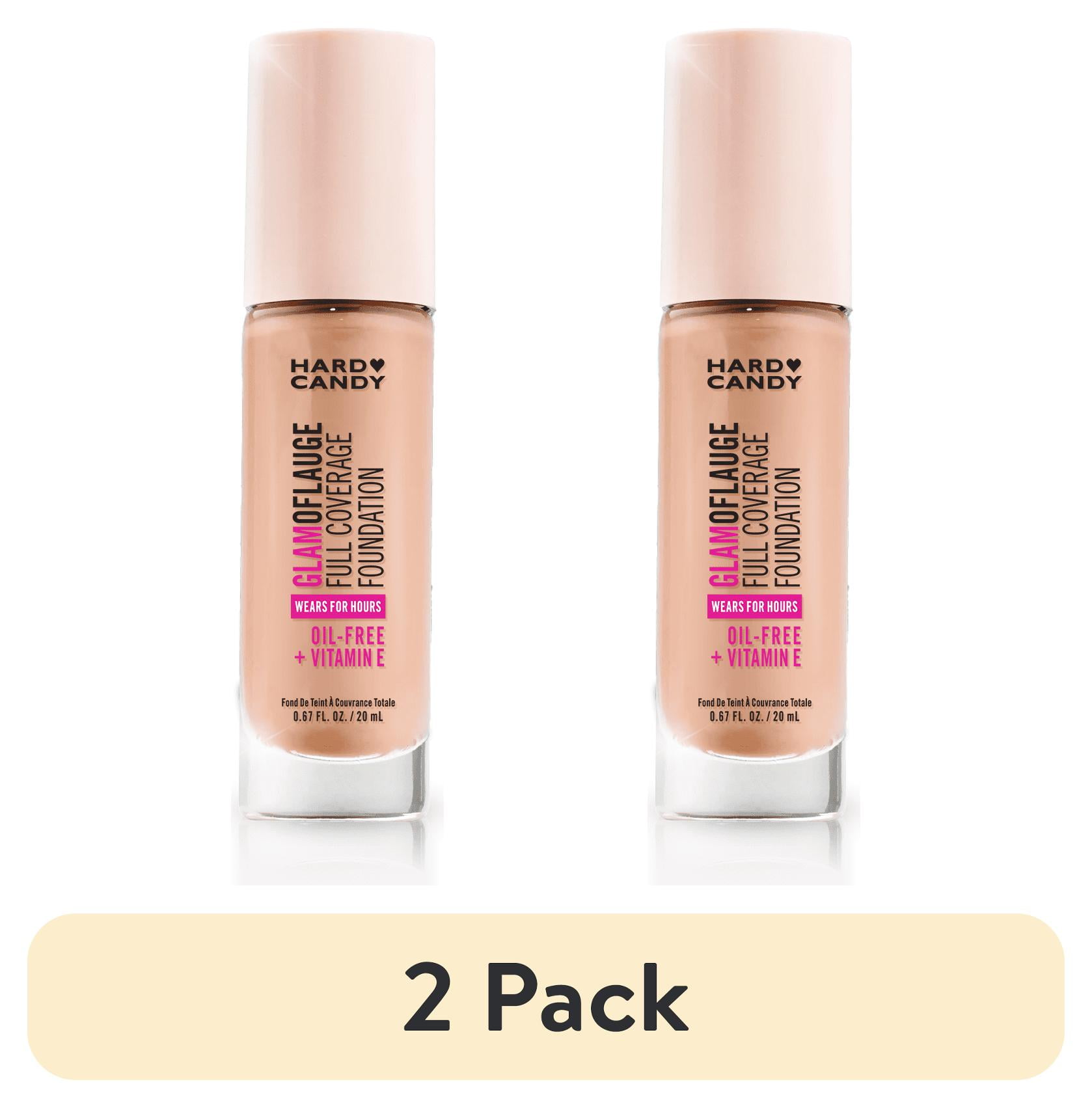 (2 pack) Hard Candy Glamoflauge Full Coverage Foundation, 1501 Ultralight