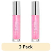 (2 pack) Hard Candy Glosstopia Lip Gloss, High-Shine, Hydrating Gloss, Hyaluronic Acid, Cheers to Cherry, Sheer Purple