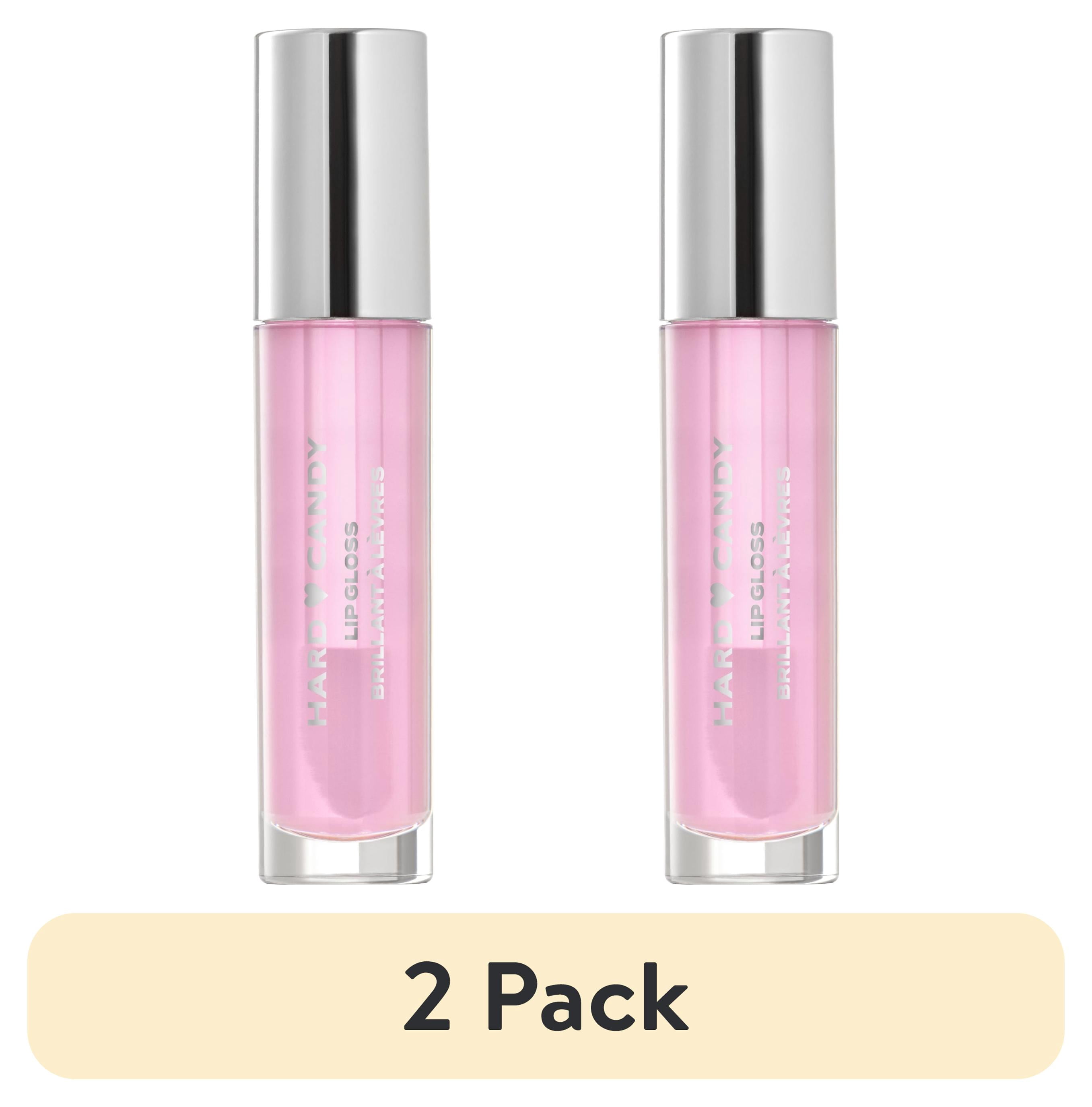 (2 pack) Hard Candy Glosstopia Lip Gloss, High-Shine, Hydrating Gloss, Hyaluronic Acid, Bubble Gum